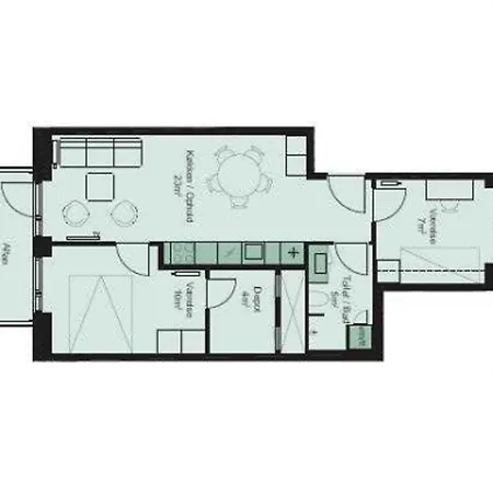 2-br With A Balcony In Orestaden - 167 * Копенгаген